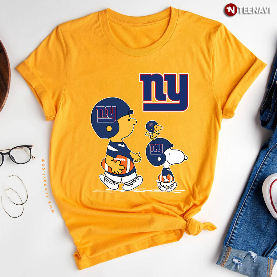 Peanuts Charlie Brown And Snoopy New York Giants