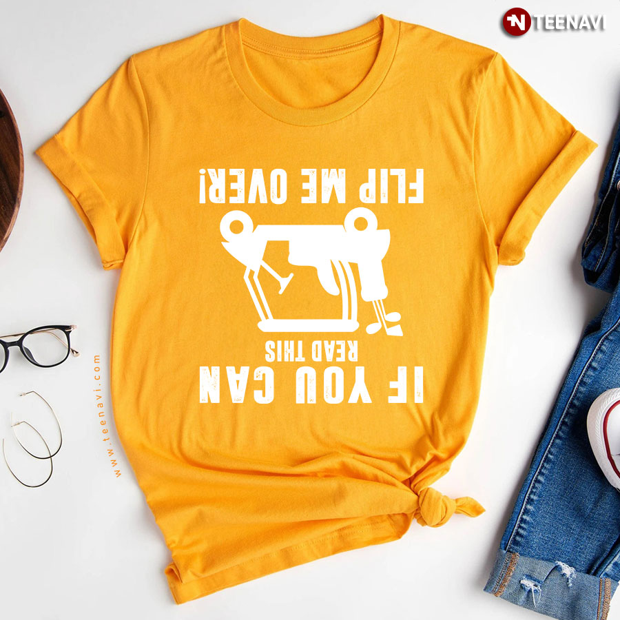 If You Can Read This Flip Me Over Golf Cart