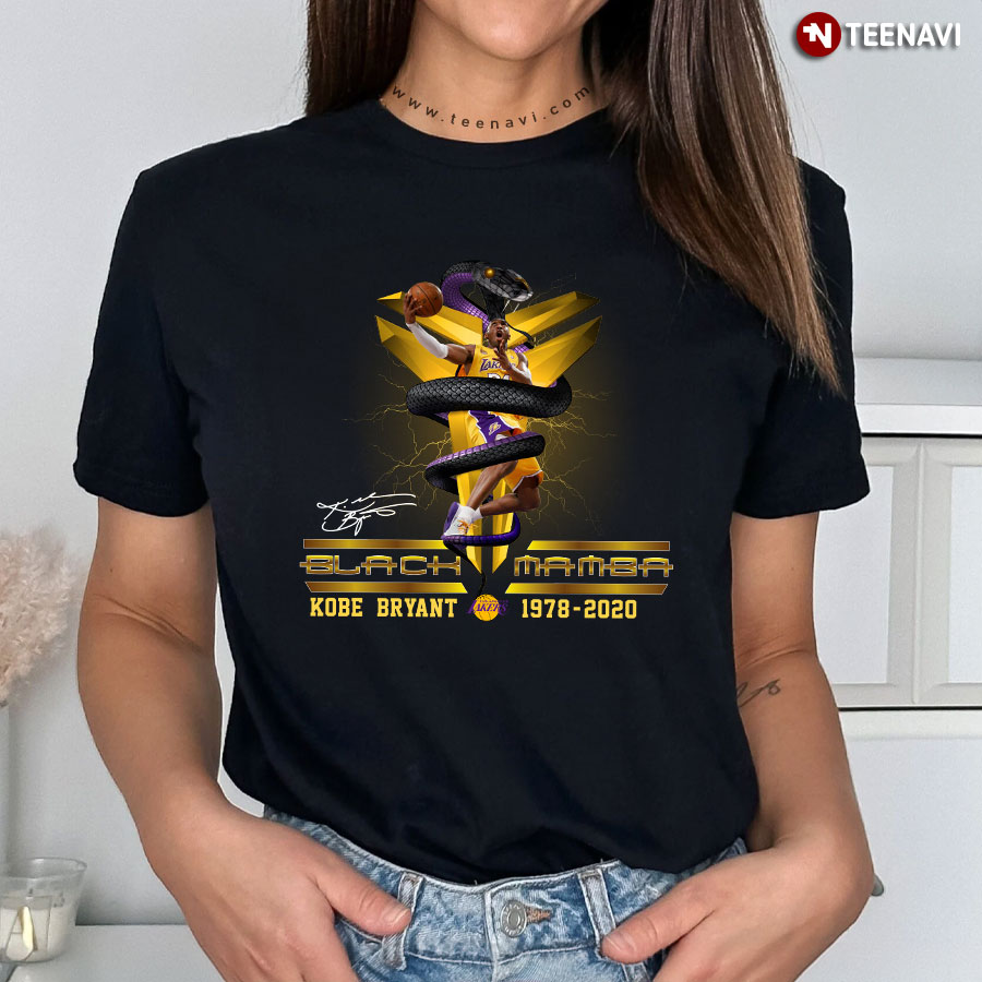 Black Mamba Kobe Bryant Los Angeles Lakers T-Shirt