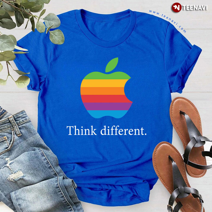 Thinking Different T Apple 企業t パロディ USA製 Thinking Different T Apple 企業t パロディ USA製 - メルカリ