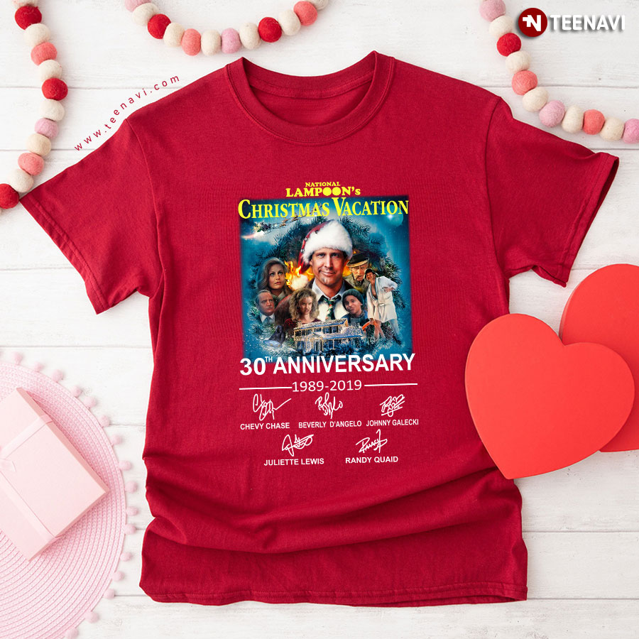 T-shirt De Noël Homme – National Lampoon’s Christmas Vacation – Bleu – Taille L
