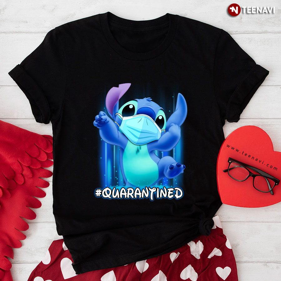 Stich Face Mask #Quarantine Pandemic T-Shirt