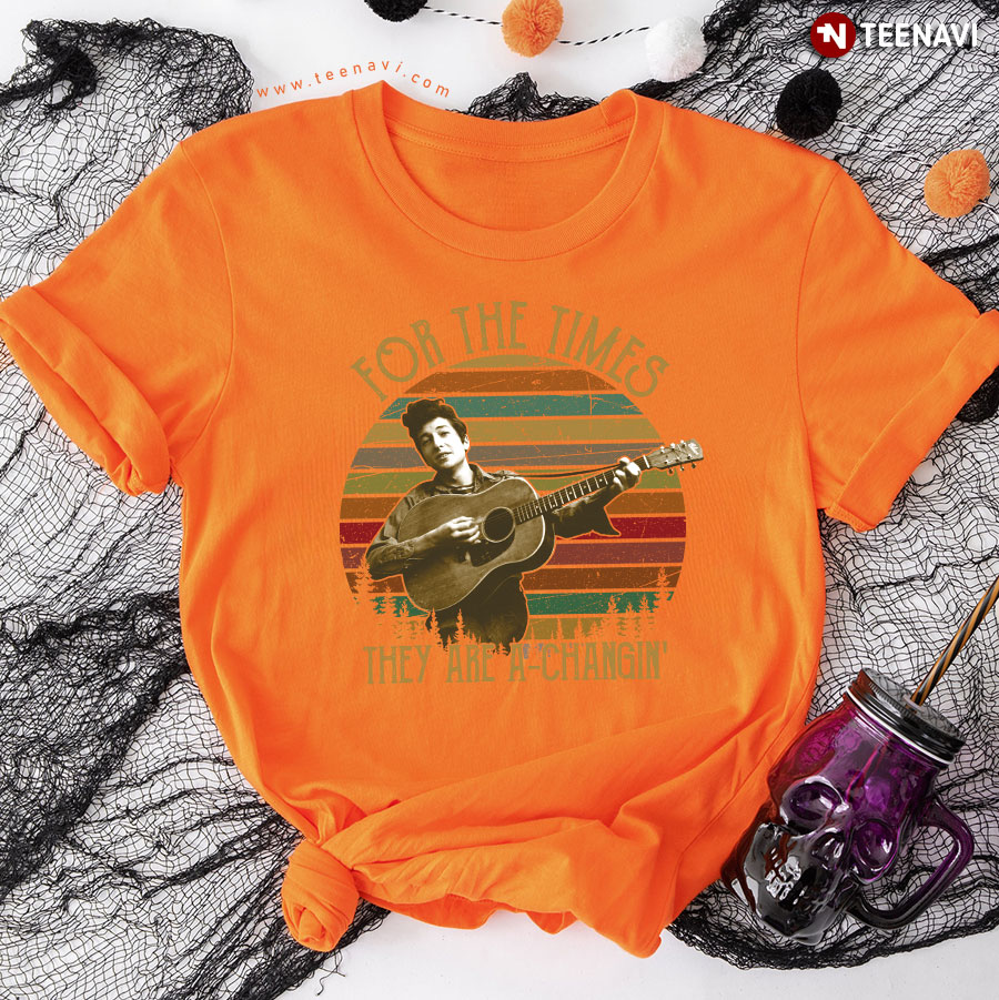 Bob Dylan For The Times They Are A-Changin' Vintage T-Shirt