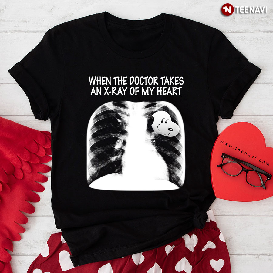 Snoopy When The Doctor Takes An X-ray Of My Heart T-Shirt