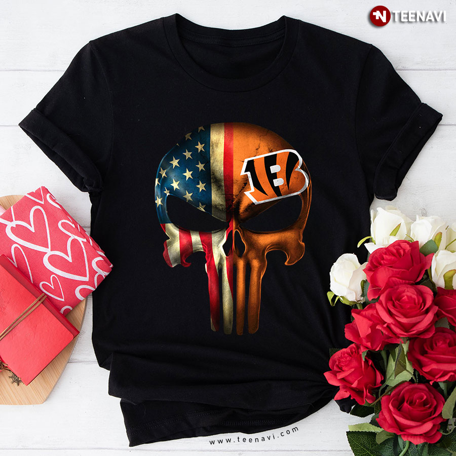 The Punisher Skull Flag Cleveland Browns T-Shirt