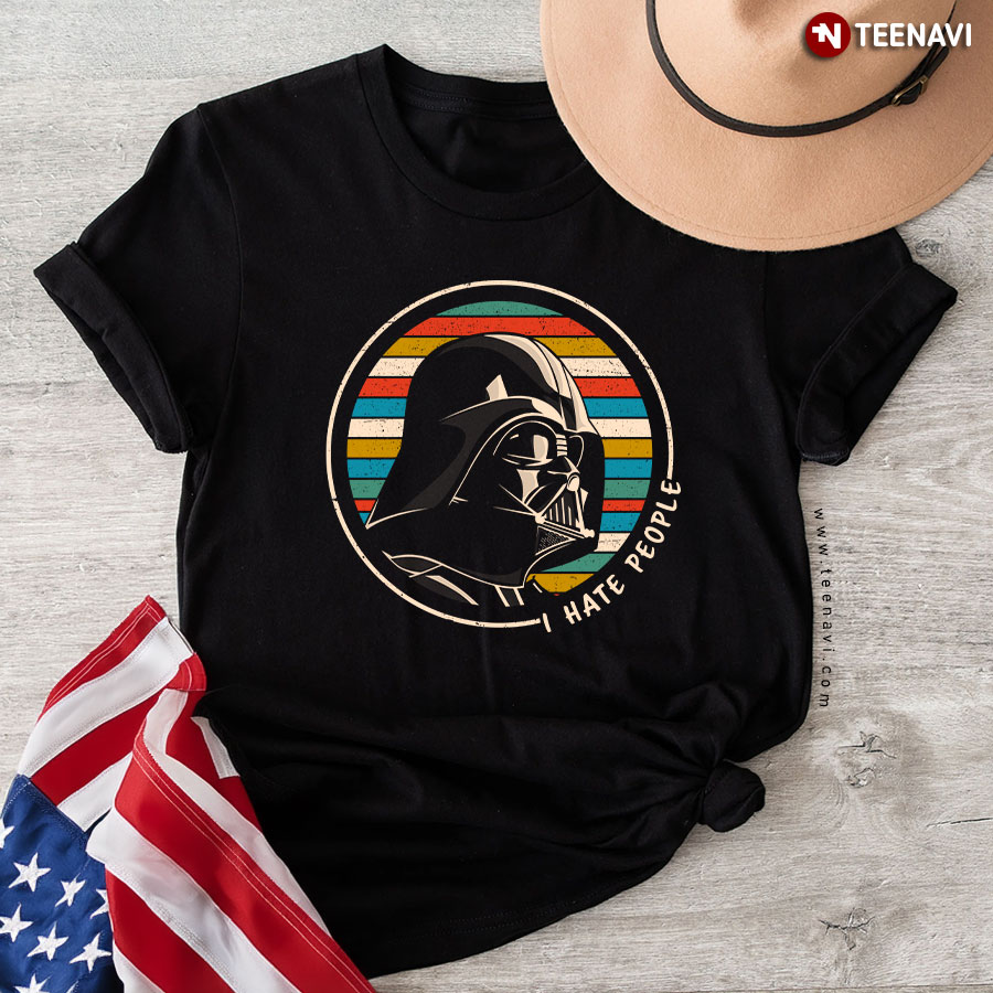 Darth Vader I Hate People (New Version) T-Shirt