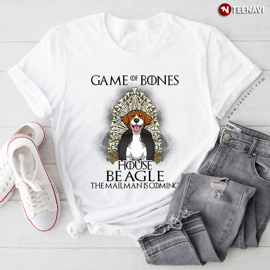 Game Of Bones House Beagle The Mailman Is Coming Game Of Thrones T-Shirt
