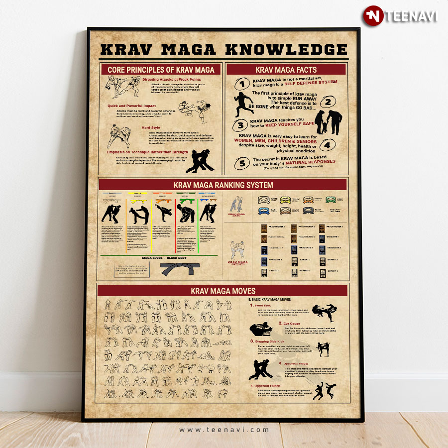 Krav Maga Knowledge Poster