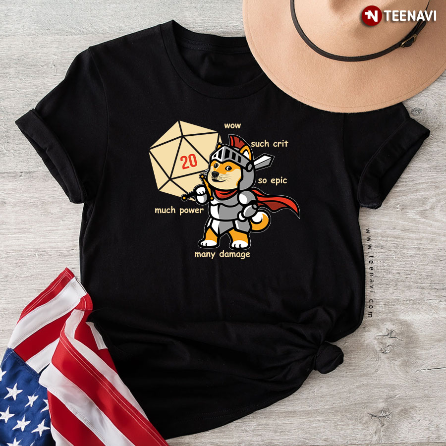 DOGE Meme DnD Dungeons and Dragons T-Shirt