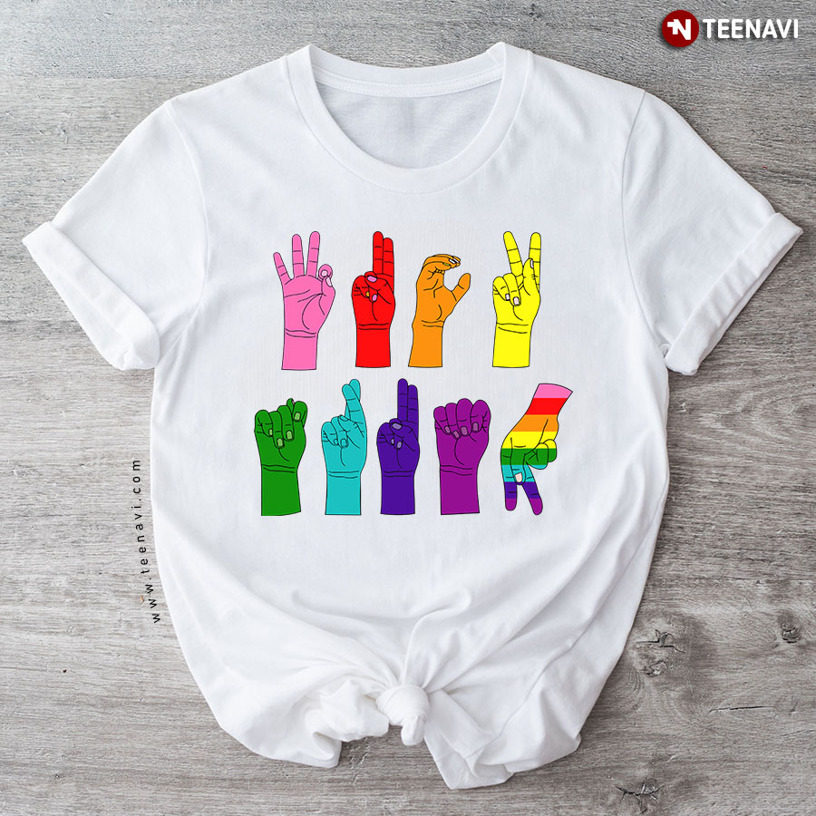 F*ck Trump Sign Language, ASL Anti Trump T-Shirt