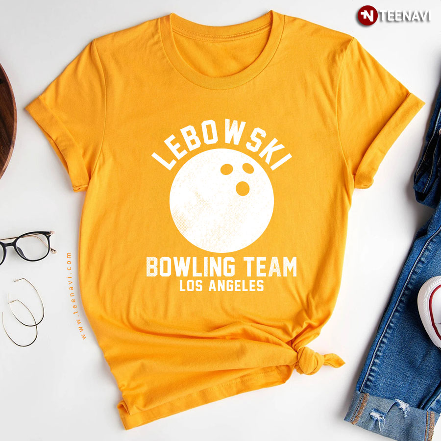 Lebowski Bowling Team Los Angeles T-Shirt Lebowski Bowling Team Los Angeles T-Shirt
