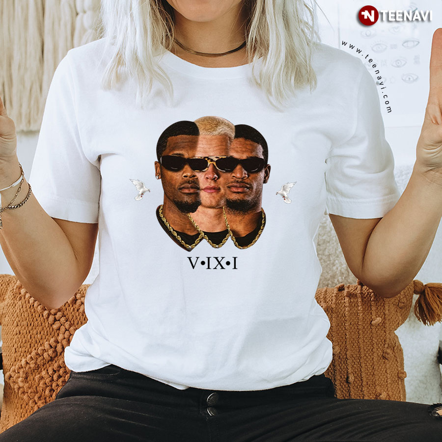 Joe Burrow Ja’Marr Chase Tee Higgins V IX I T-Shirt Joe Burrow Ja’Marr Chase Tee Higgins V IX I T-Shirt