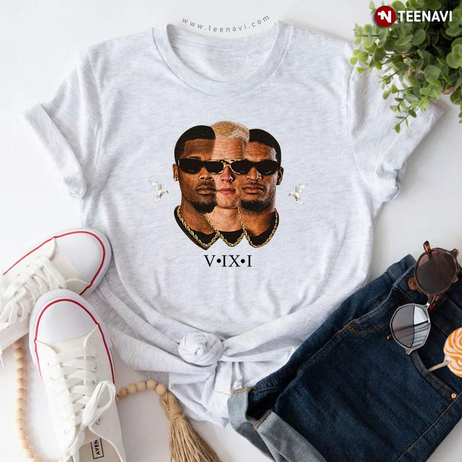 Joe Burrow Ja’Marr Chase Tee Higgins V IX I T-Shirt Joe Burrow Ja’Marr Chase Tee Higgins V IX I T-Shirt