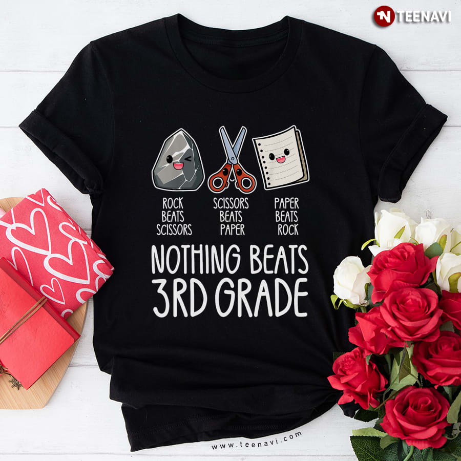 Funny Nothing Beats 3rd Grade Back to School T-Shirt