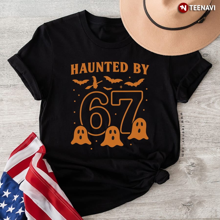 Haunted by 67 Meme Halloween Ghost T-Shirt