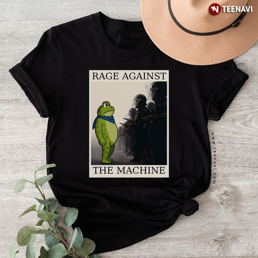 Portland Frog Protest Rage Against The Machine T-Shirt