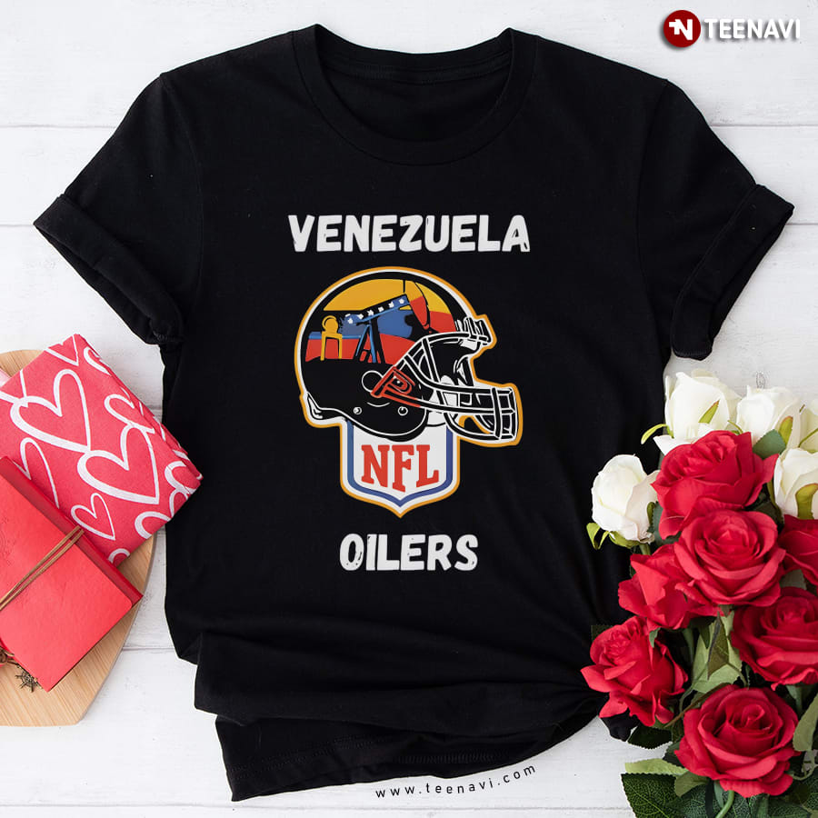 Venezuela Oilers Helmet NFL Football Parody T-Shirt
