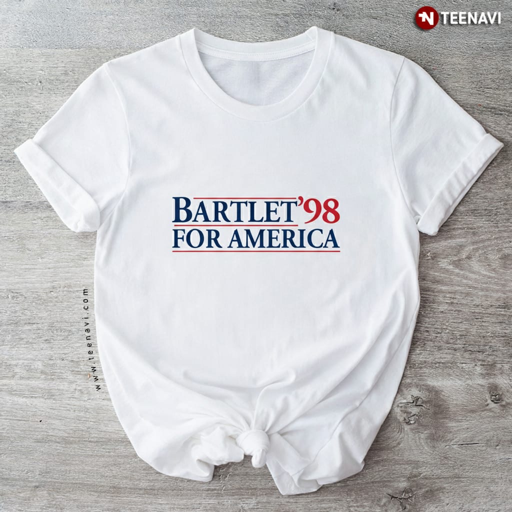 President Bartlet '98 For America West Wing Campaign T-Shirt