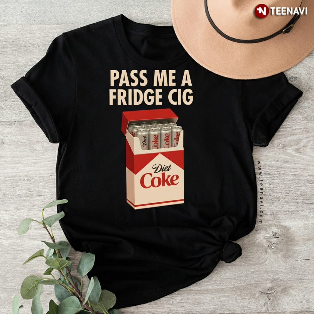 Funny Diet Coke Fridge Cig Marlboro Parody Soda Lover T-Shirt