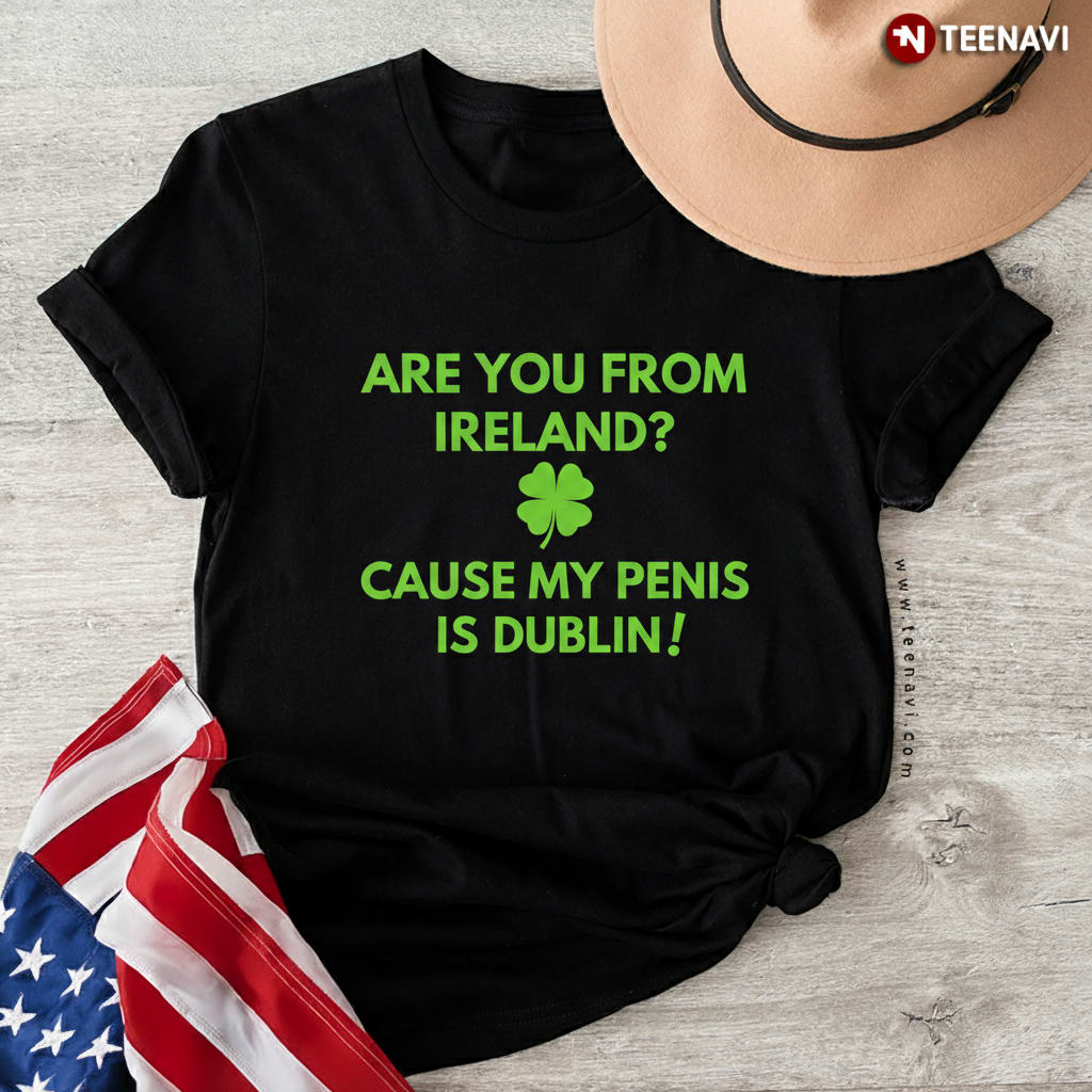 Funny My Penis Is Dublin Adult Humor St. Patrick's Day T-Shirt