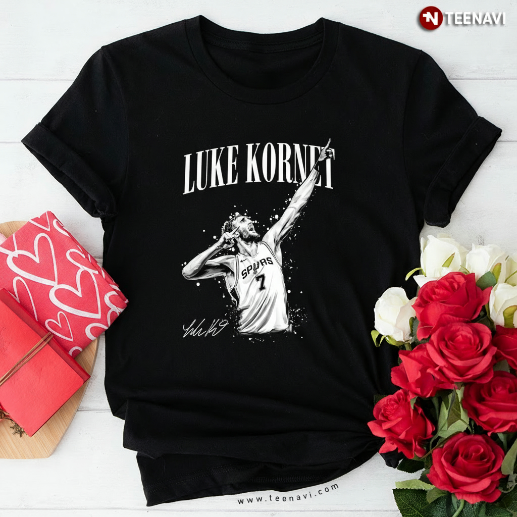 Luke Kornet San Antonio Spurs Vintage Basketball Fan T-Shirt