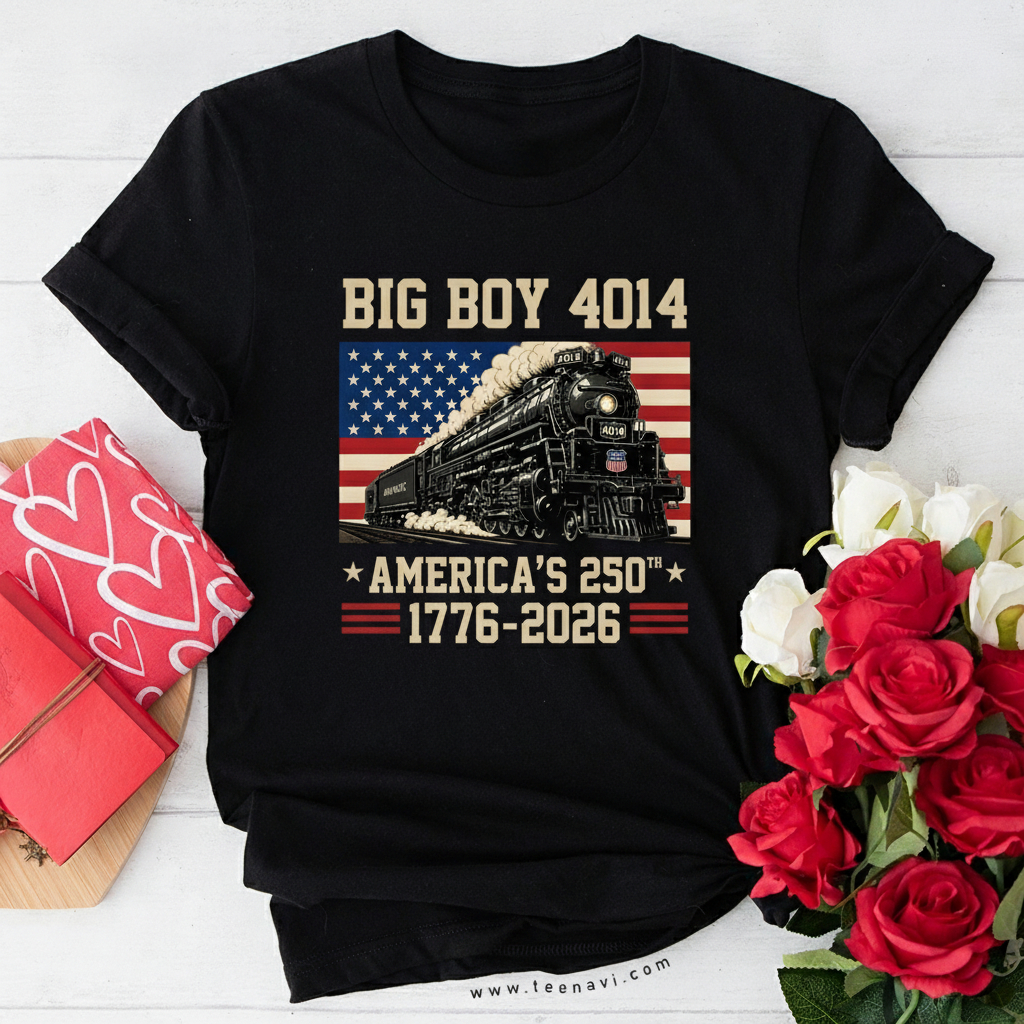 Big Boy 4014 America 250th Anniversary Commemorative T-Shirt