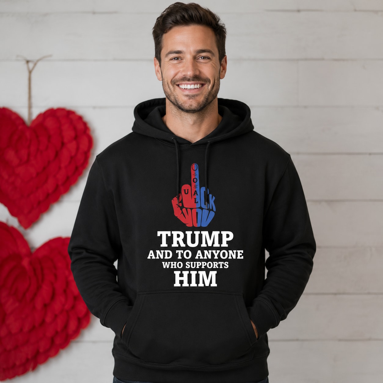 Anti-Trump Political Statement Funny Quote Men's Women's T-Shirt Anti-Trump Political Statement Funny Quote Men's Women's T-Shirt