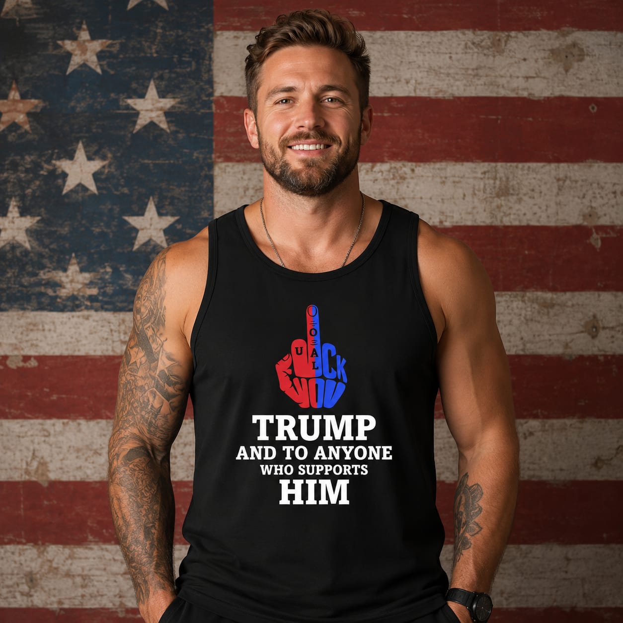Anti-Trump Political Statement Funny Quote Men's Women's T-Shirt Anti-Trump Political Statement Funny Quote Men's Women's T-Shirt