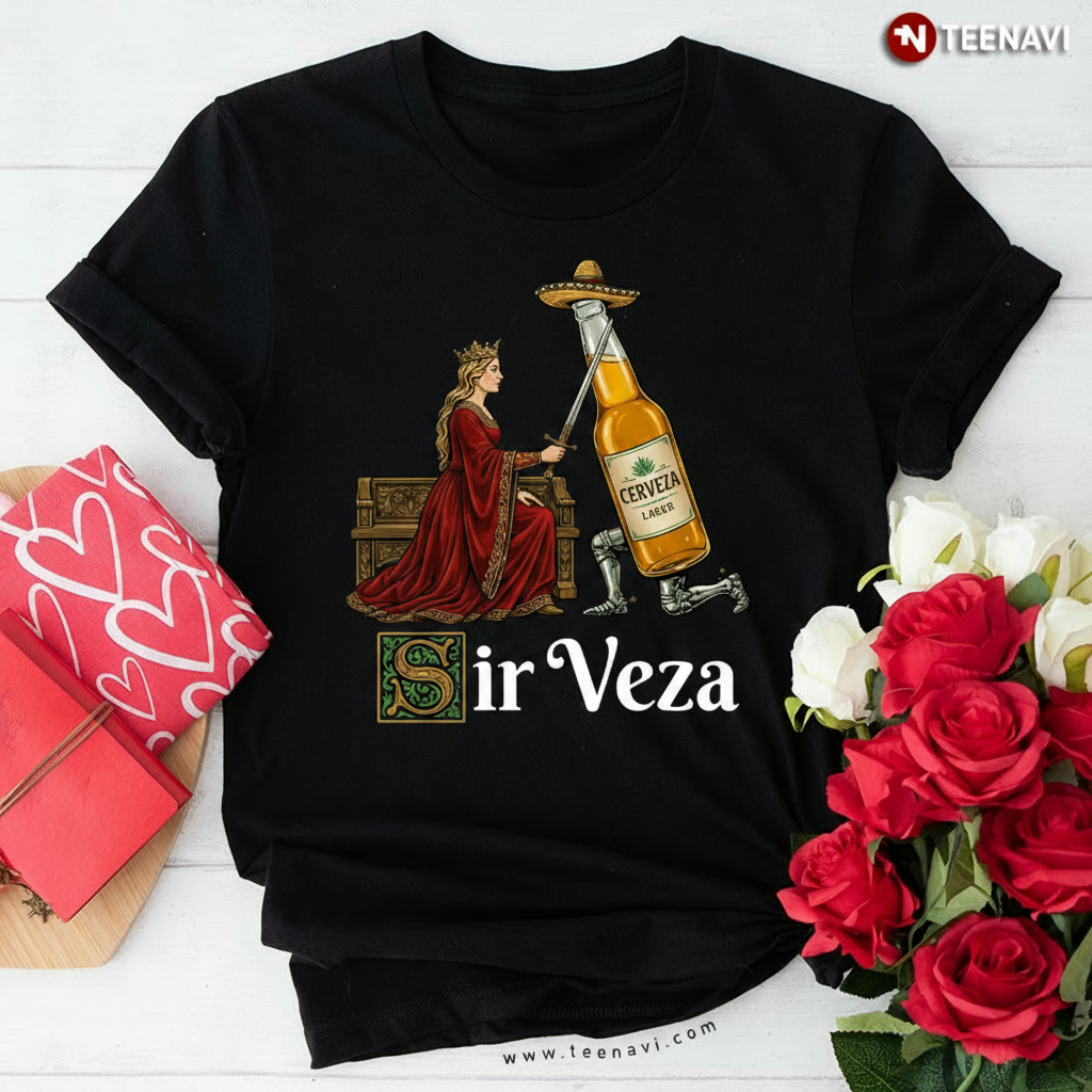 Sir Veza Medieval Beer Knight Funny T-Shirt
