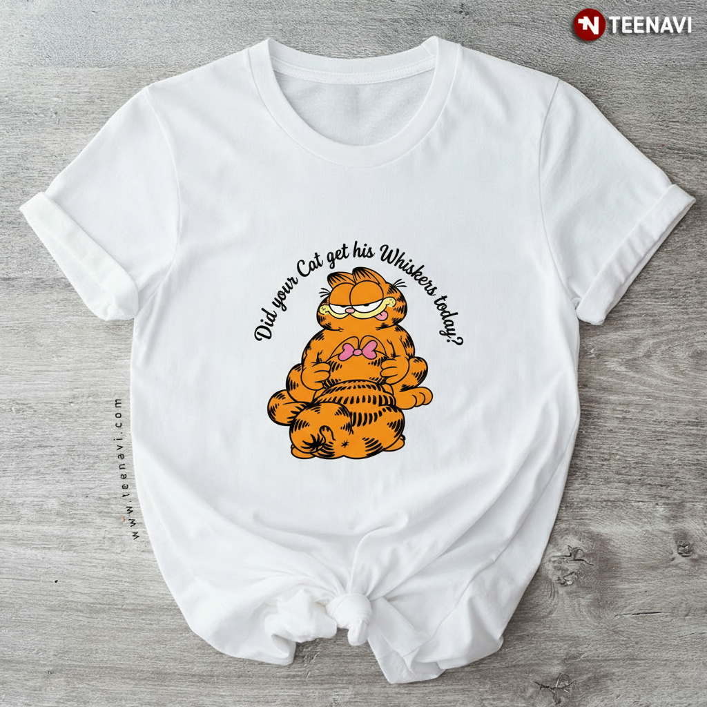 Garfield Cat Cartoon Quote T-Shirt