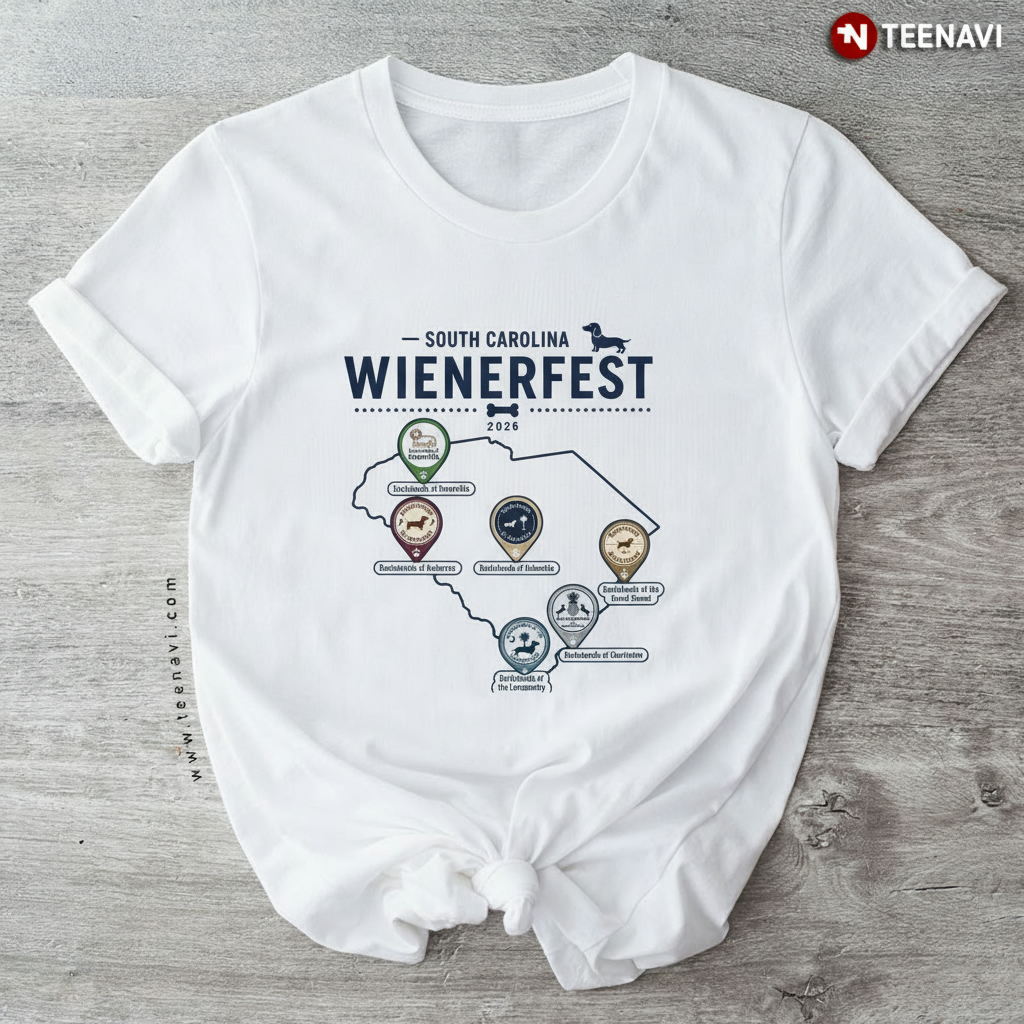 South Carolina Wienerfest 2026 Dachshund Lover T-Shirt