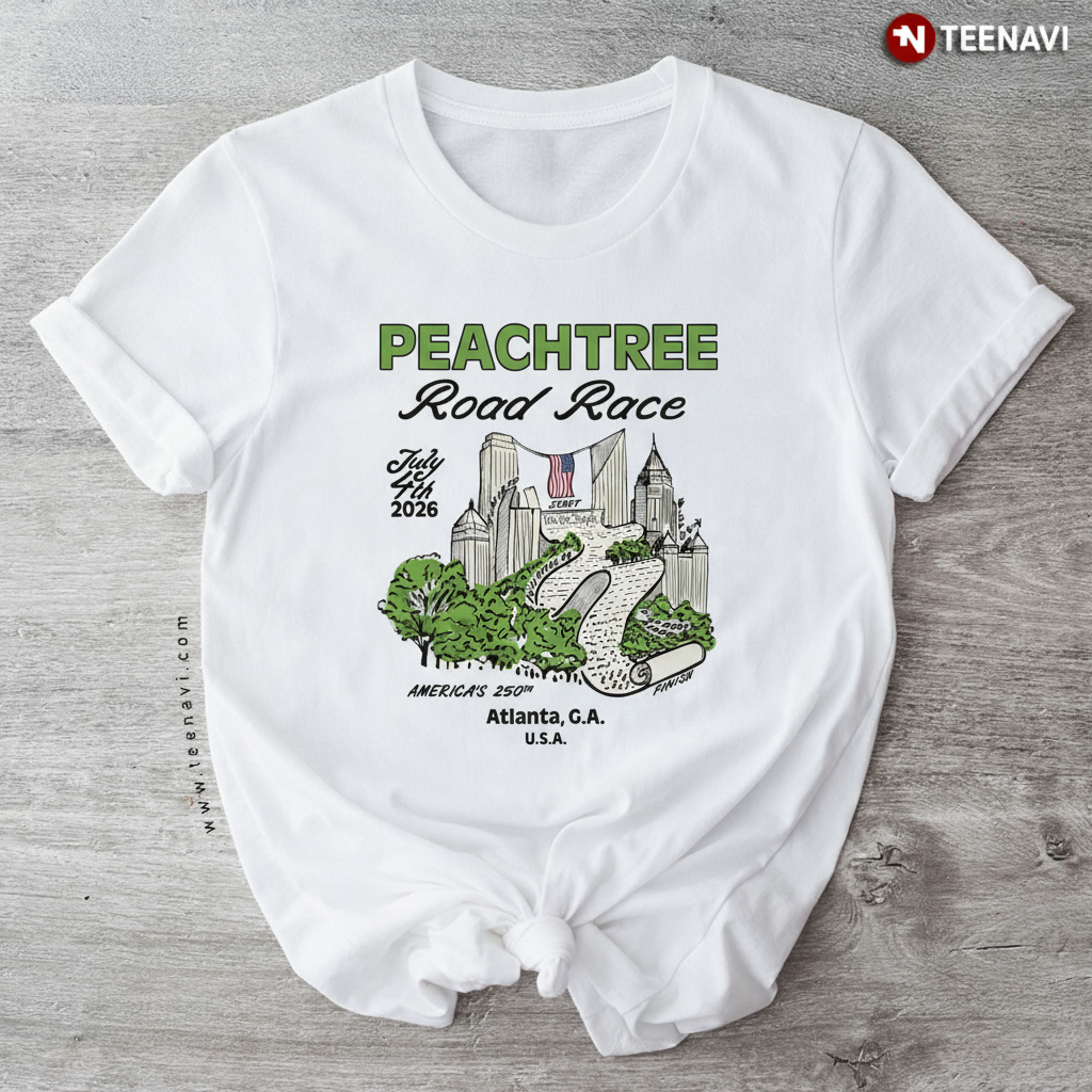 Peachtree Road Race Atlanta July 4th 2026 T-Shirt