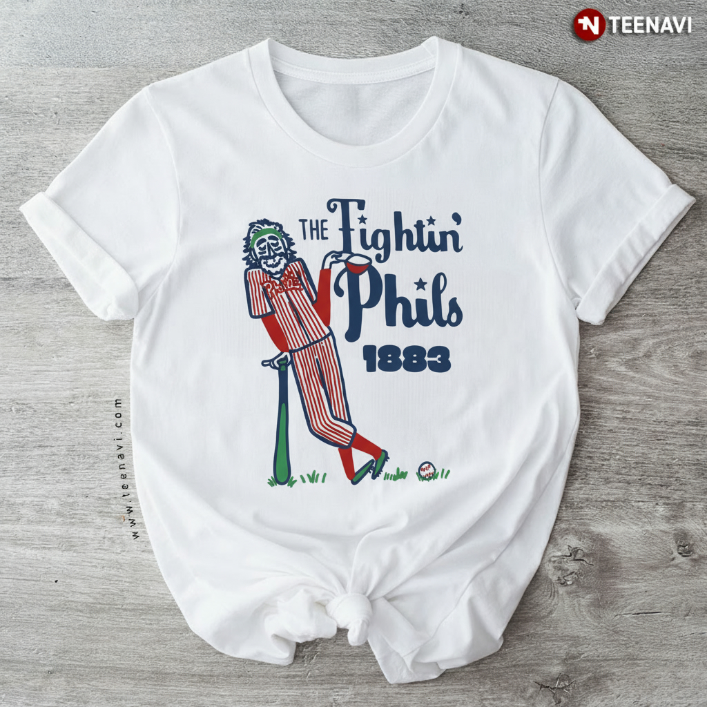 Vintage Philadelphia Baseball 1883 The Fightin Phils T-Shirt