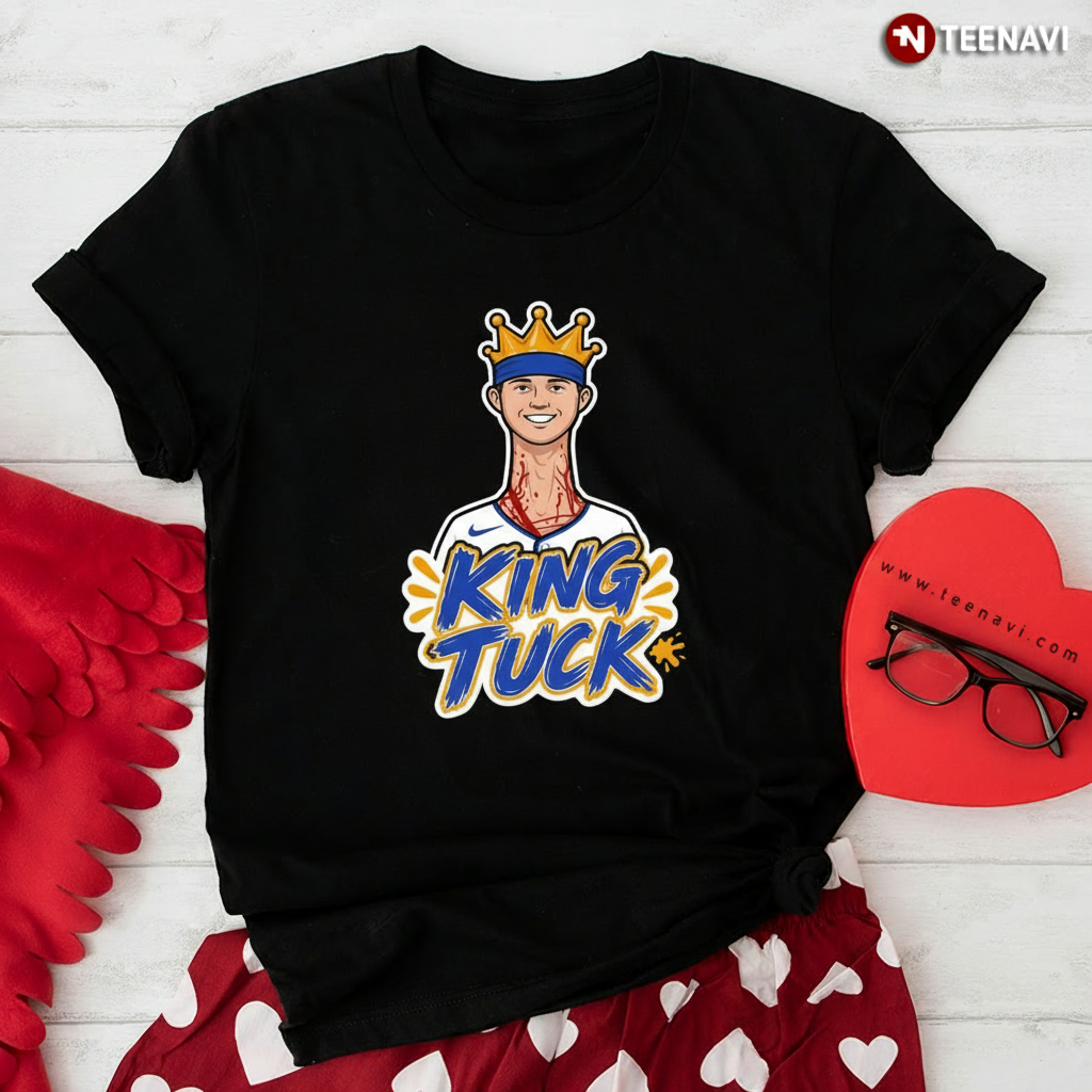King Tuck Crowned Basketball Player T-Shirt