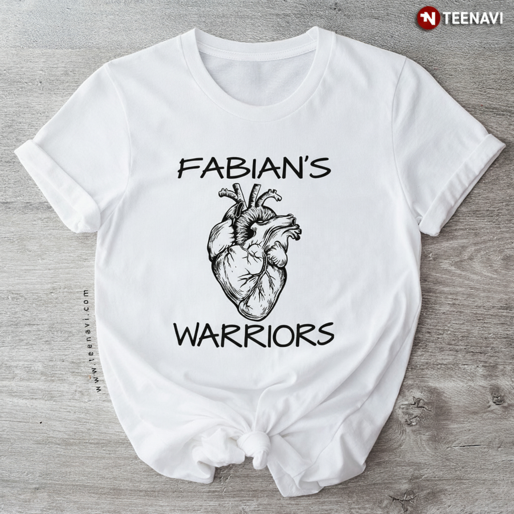 Fabian's Warriors Anatomical Heart T-Shirt