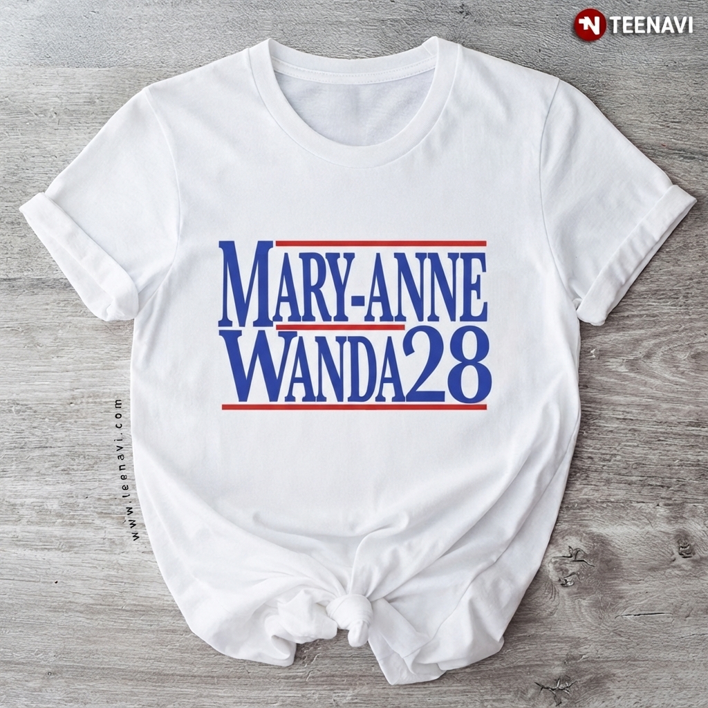 Mary-Anne Wanda 28 Typography T-Shirt